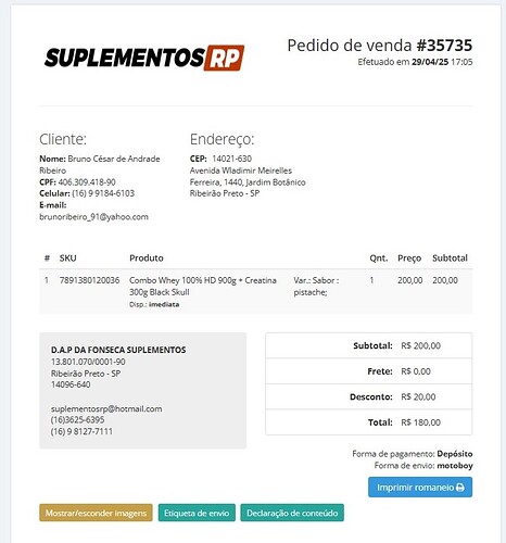 fatura e-com